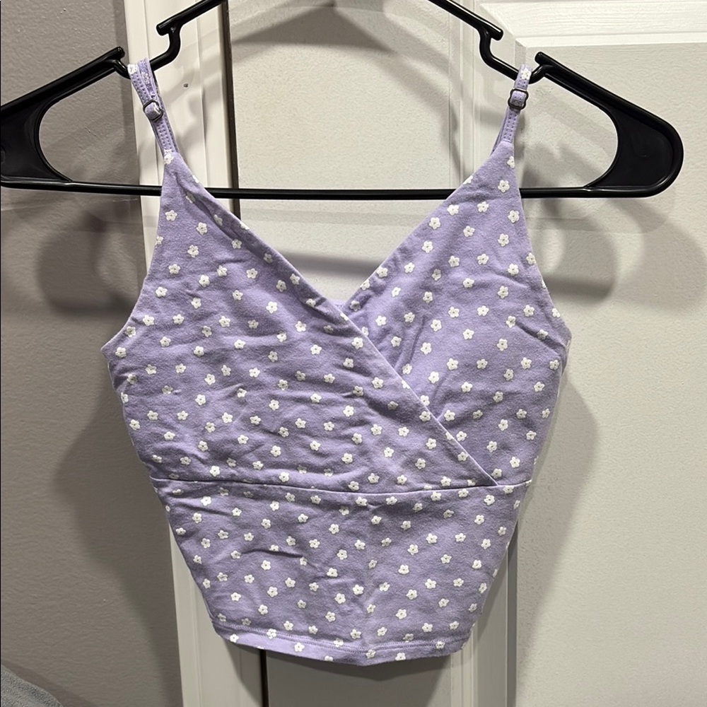 Lavender Floral Women's Top
